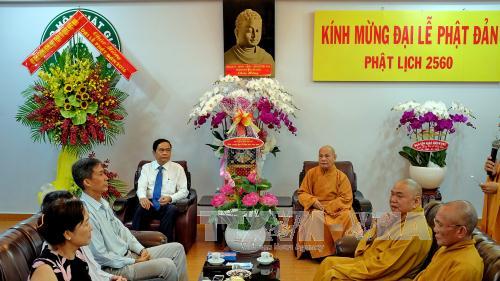 ການນຳຄະນະກຳມະການສູນກາງແນວໂຮມປະເທດຊາດຫວຽດນາມ,ວອຍພອນພະສົງສຳມະເນນພຸດທະສາສະນິກກະຊົນຢູ່ນະຄອນໂຮ່ຈິມິນ